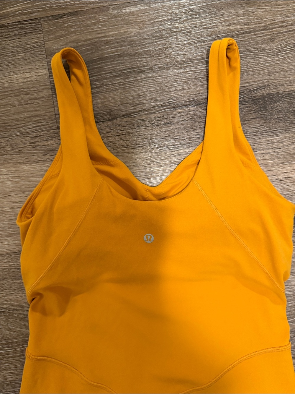 lululemon athletica Orange Sleeveless Fitted Romper - Picture 3 of 4
